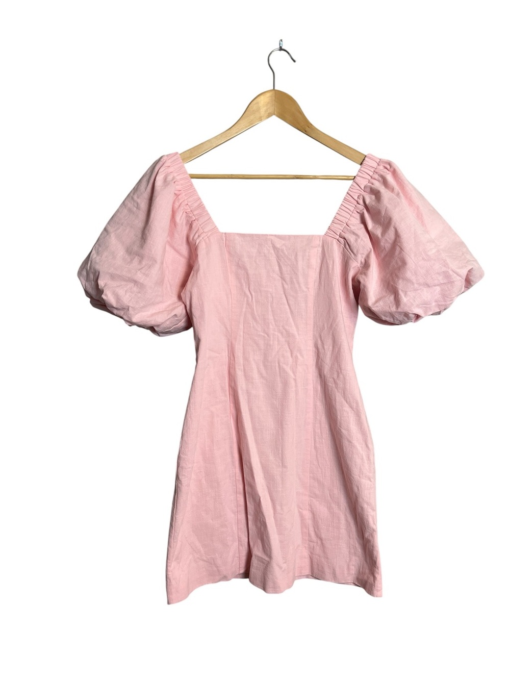 NWT SNDYS Everyday Tuscany Dress in Baby Pink Mini Length Size M - Picture 5 of 11